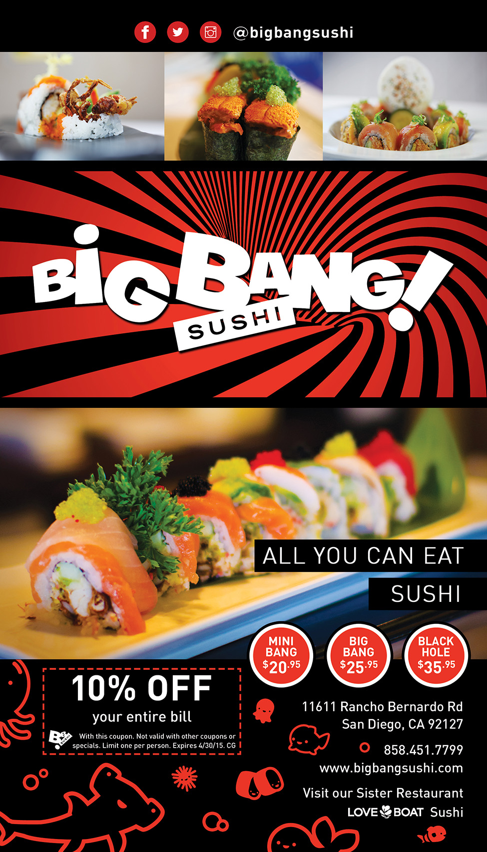 Example of print design work I've done